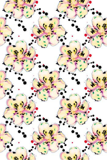 508763-小清新潮流时尚手绘水彩墨点小碎花 