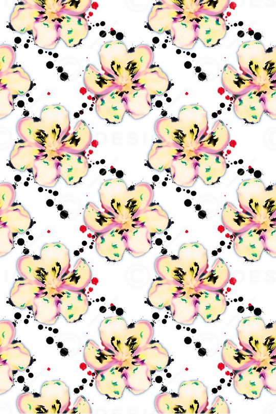 手绘印花华亿平台图片