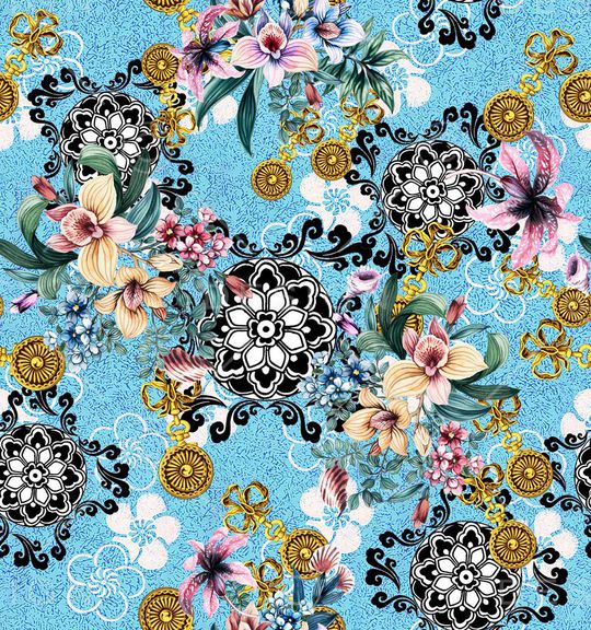 抽象印花华亿平台图片