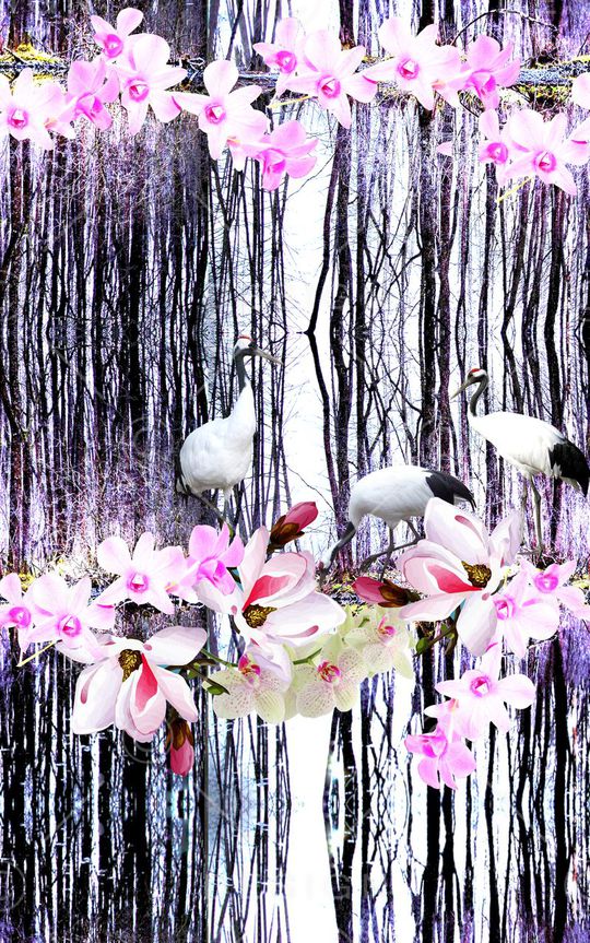 中国风印花华亿平台图片