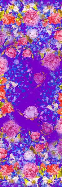 田园风印花华亿平台图片