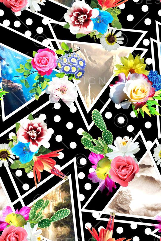 几何印花华亿平台图片