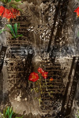 复古印花华亿平台图片