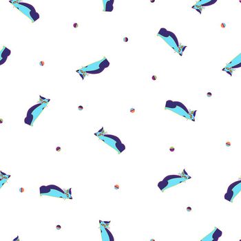 508893-满版可爱卡通小猫印花设计