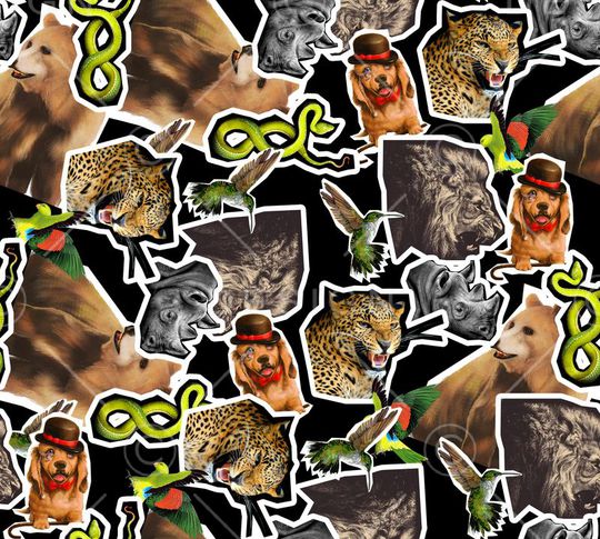 潮流时尚印花华亿平台图片