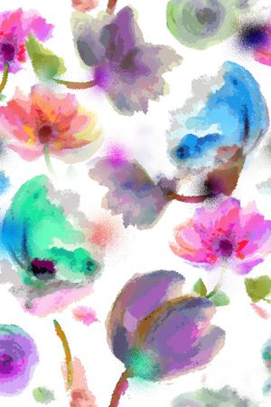 笔触印花华亿平台图片