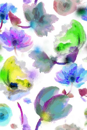 笔触印花华亿平台图片