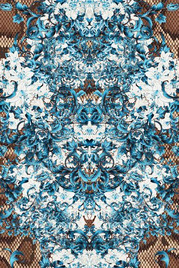 509045-欧式宫廷风蛇纹底和平花男装卫衣衬衣