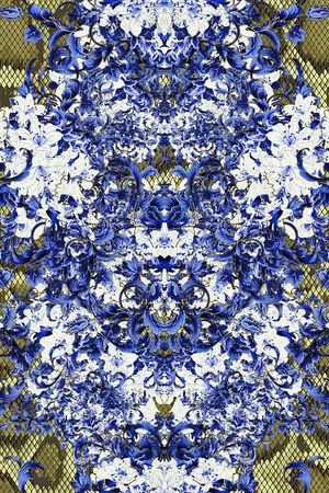 男装定位花印花华亿平台图片