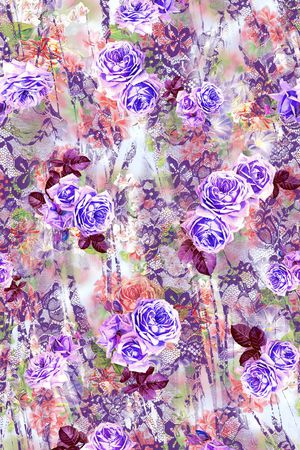 复古印花华亿平台图片