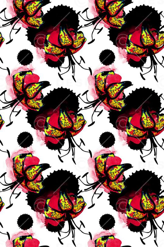 手绘印花华亿平台图片