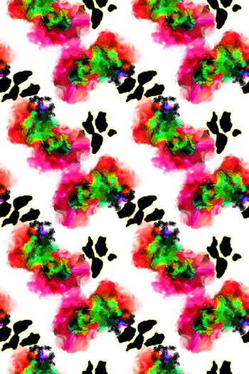 509191-原创手绘抽象水彩水墨风格  时尚流