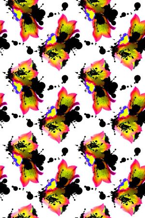 手绘印花华亿平台图片