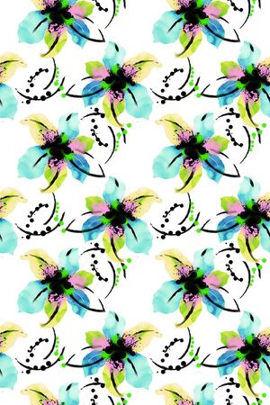 手绘印花华亿平台图片