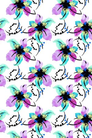 手绘印花华亿平台图片