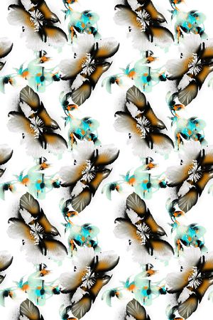 手绘印花华亿平台图片