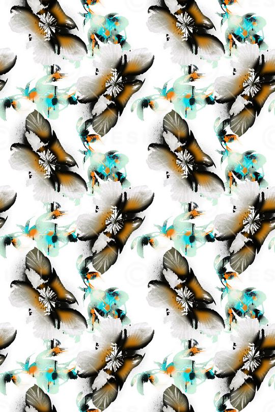 手绘印花华亿平台图片