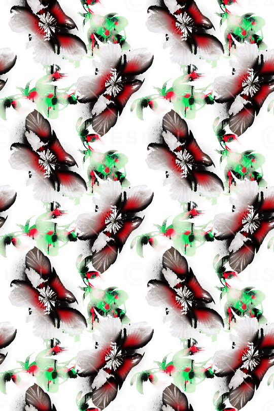 手绘印花华亿平台图片