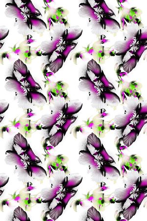 手绘印花华亿平台图片