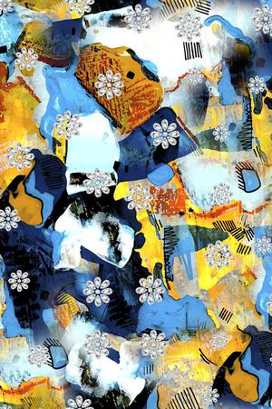 抽象印花华亿平台图片