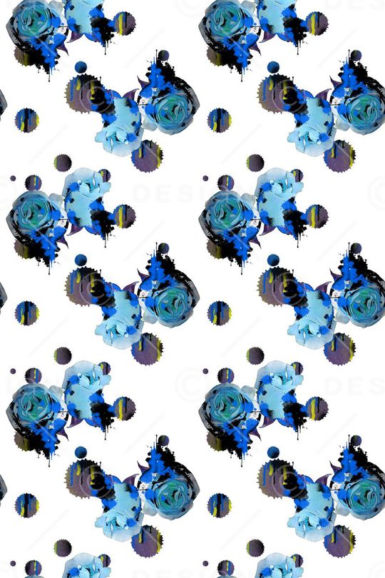 手绘印花华亿平台图片