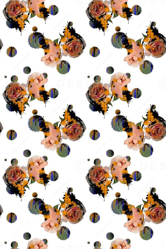 手绘印花华亿平台图片