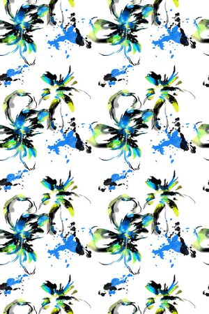 手绘印花华亿平台图片