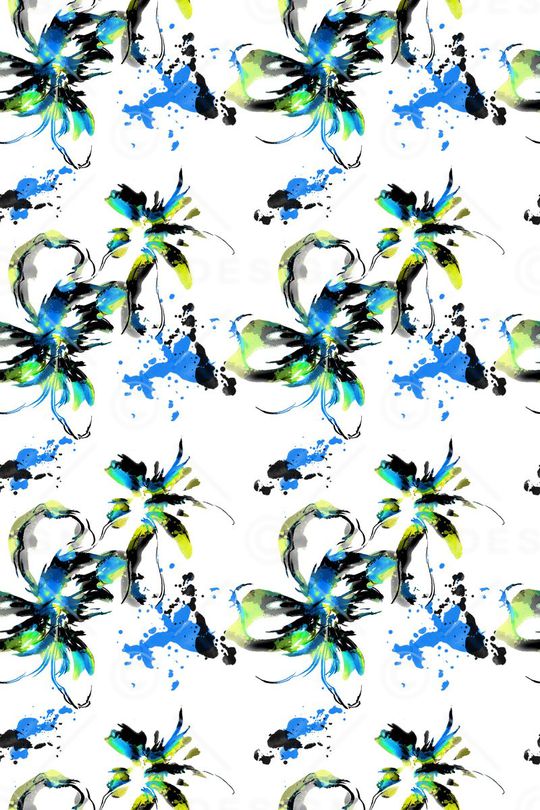 手绘印花华亿平台图片