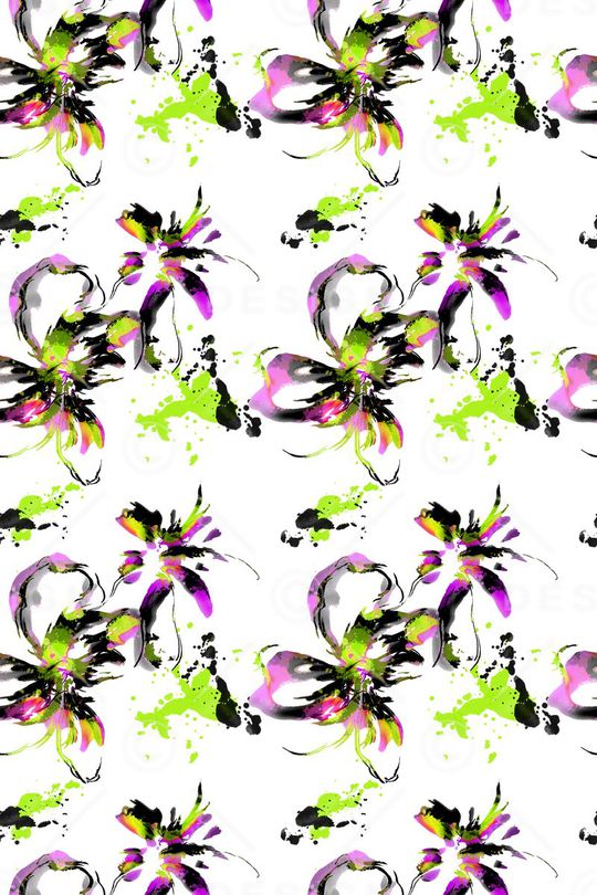 手绘印花华亿平台图片