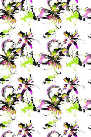 手绘印花华亿平台图片