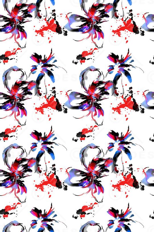 手绘印花华亿平台图片