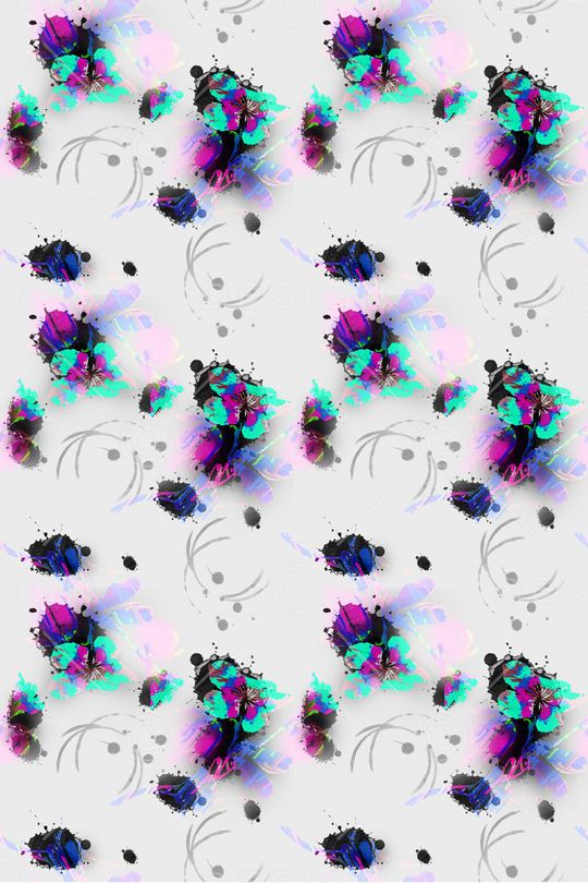 抽象印花华亿平台图片