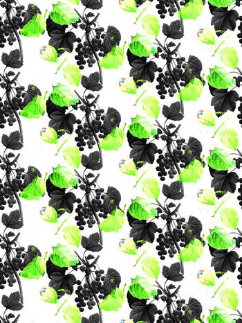 509396-大牌田园风炫彩清新植物花卉女装图案