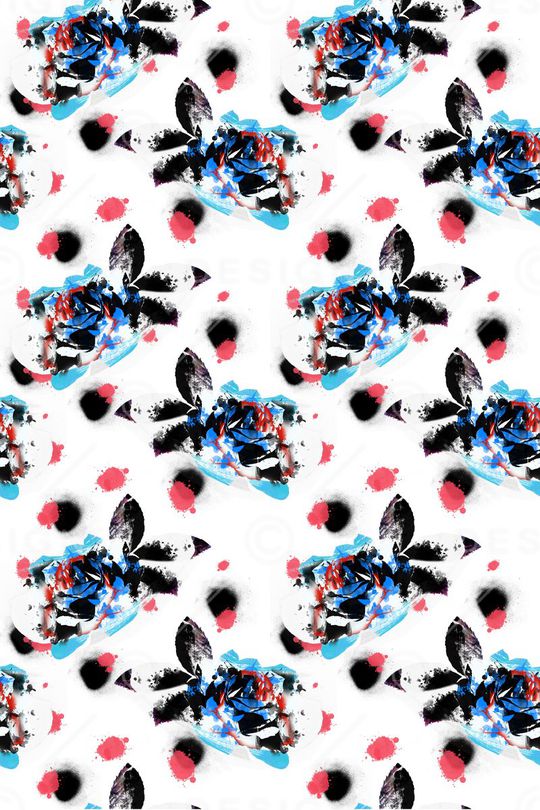 手绘印花华亿平台图片