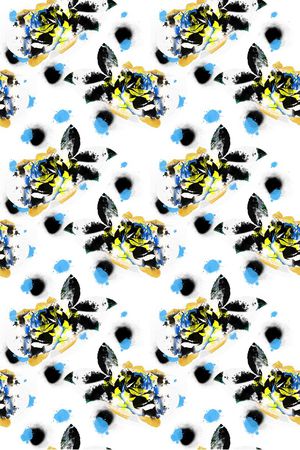 手绘印花华亿平台图片