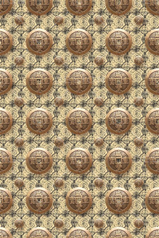 中国风印花华亿平台图片