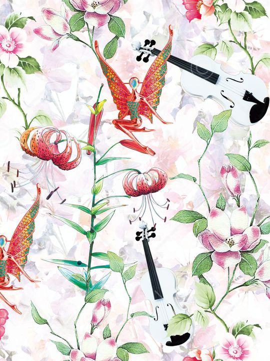 素雅印花华亿平台图片