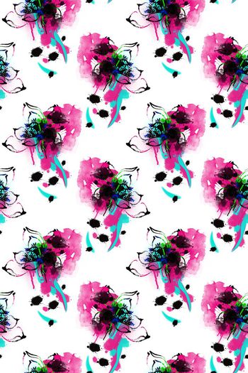 509408-高端原创抽象水彩手绘系列  清新小