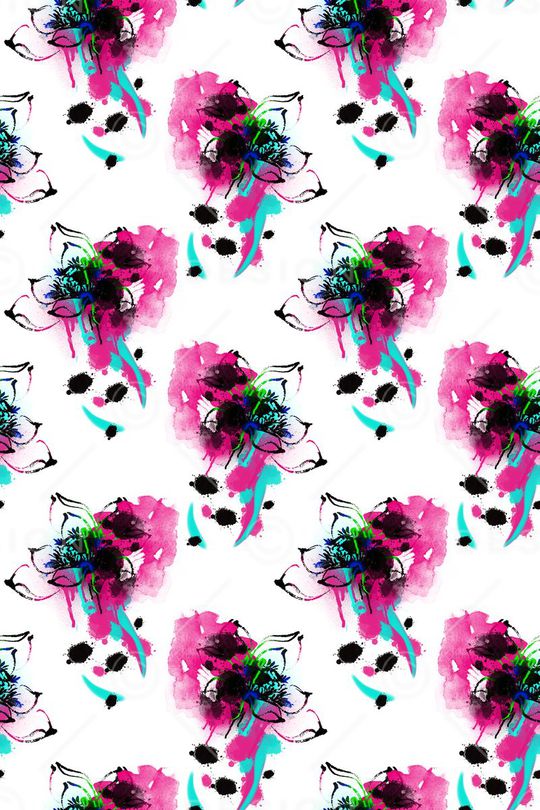 手绘印花华亿平台图片