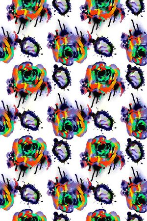 手绘印花华亿平台图片