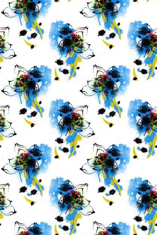 手绘印花华亿平台图片