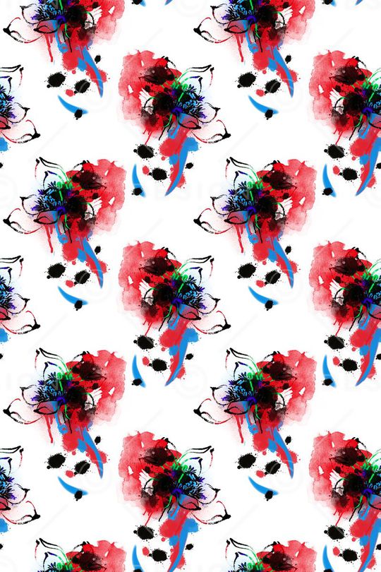 手绘印花华亿平台图片