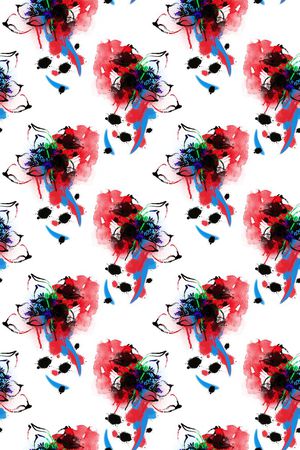 手绘印花华亿平台图片