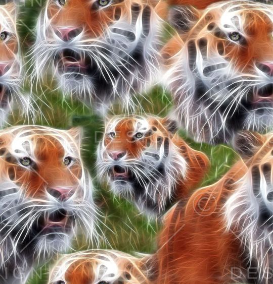 动物皮纹印花华亿平台图片