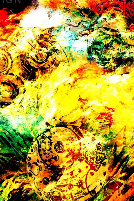 抽象炫彩印花华亿平台图片