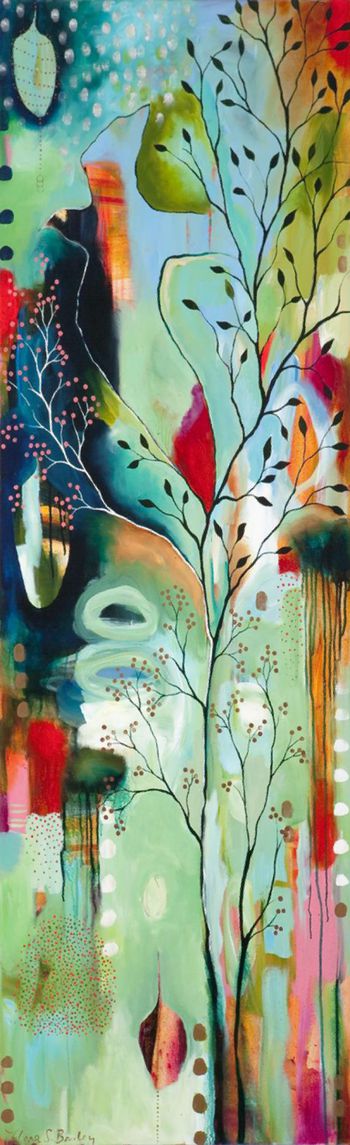 509461-手绘油画色块长丝巾，抽象几何长丝巾