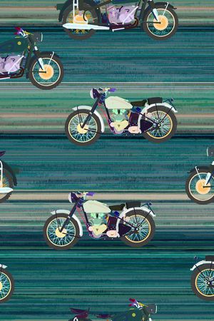 摩托车印花华亿平台图片