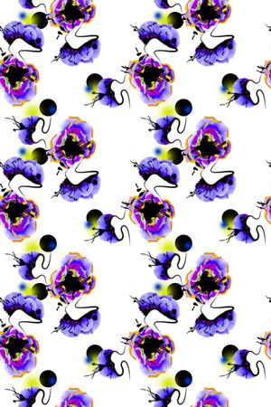 手绘印花华亿平台图片