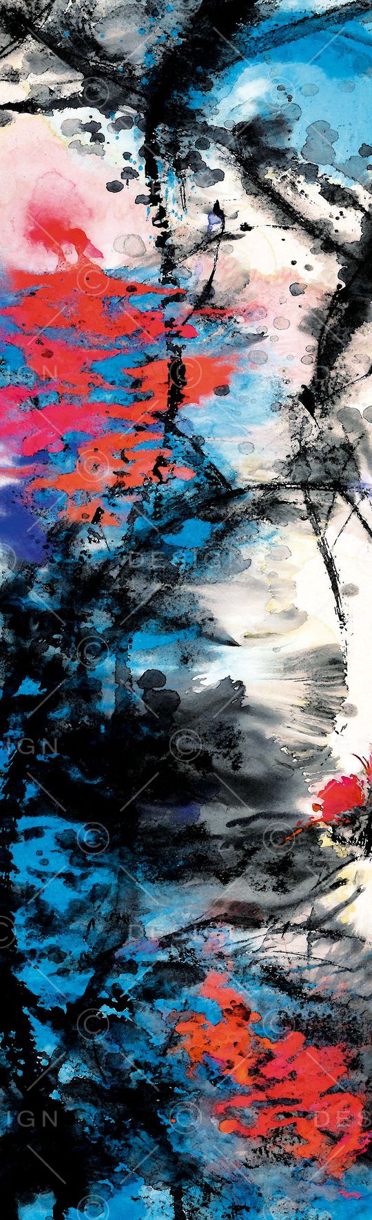 手绘印花华亿平台图片