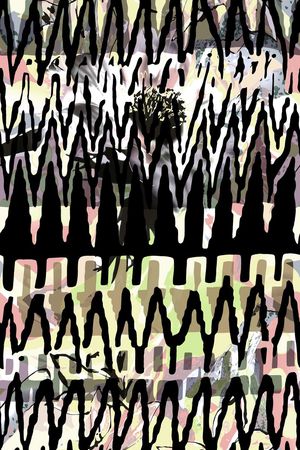 抽象 几何印花华亿平台图片